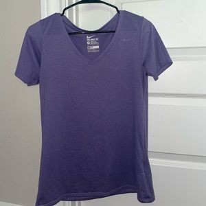 Purple Nike dry fit shirt